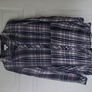 J. Jill purple plaid top